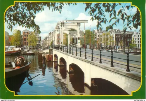 A5757 Netherland Amsterdam Magere Brug wooden bridge