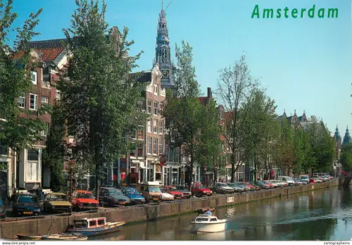 A5757 Netherland Amsterdam Prinsengracht and West church
