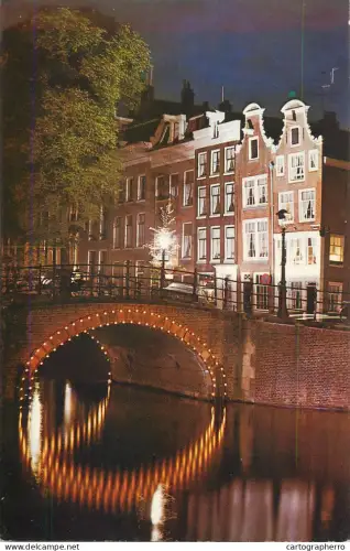 A5757 Netherland Amsterdam Kaisersgracht with old gables