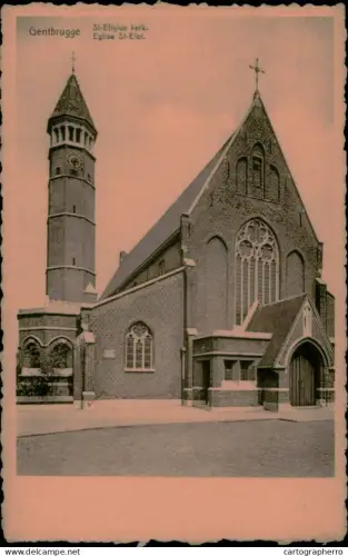 A5893 Belgium Gentbrugge Eglise St Eloi