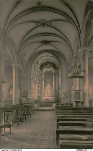 A5893 Belgium Nassogne interieur de l'Eglise