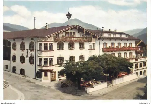A6216 Germany Postcard - Reit im Winkl: Gasthof & Pension Unterwirt - Gebr. Metz