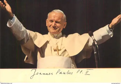 A6216 Religious postcard Pope John Paul II / Joannes Paulus PP. II Blessing