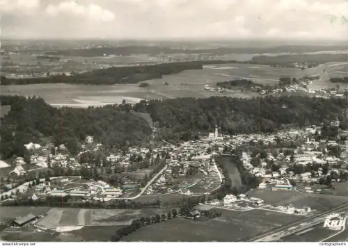 A6216 Germany Postcard - Wolfratshausen aerial view