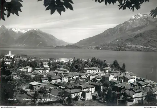 A6216 Italy Postcard - Dongo, Lago di Como: Panoramic Town & Lake View