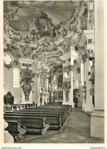 A6216 DIE WIES, Wallfahrtskirche des Prämonstratenserklosters Steingaden. erbaut 1746-54 von DOMINIKUS ZIMMERMANN