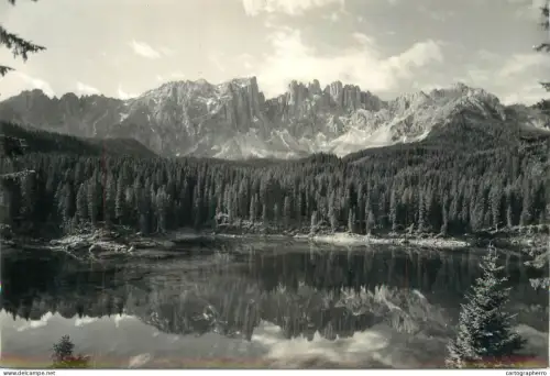 A6216 Lago di Carezza & Gruppo del Latemar Mountains