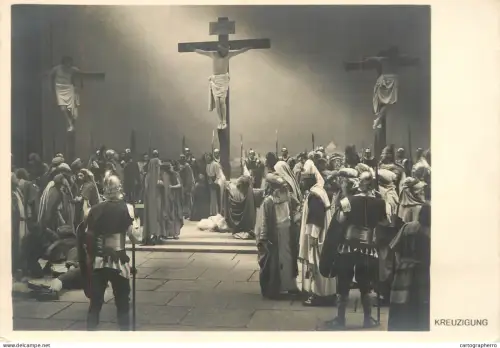 A6216 Germany Postcard - Oberammergauer Passionsspiele - "Kreuzigung" The Crucifixion