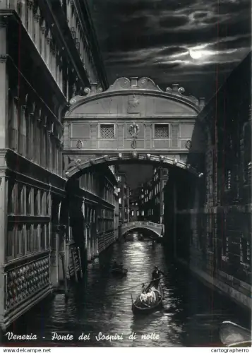 A6216 Venezia Ponte dei Sospiri di notte
