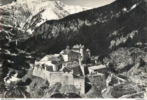 A6216 Fort Queyras (Hautes-Alpes) Castle Winter Mountain Landscape