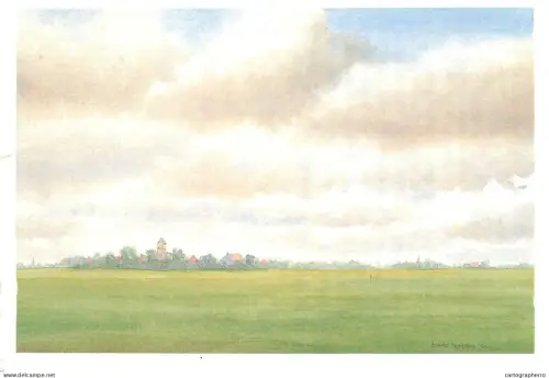 A6215 Friesland artist postcard