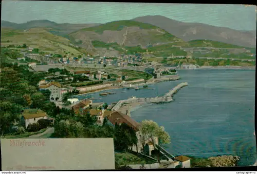 A5891 France Villefranche vue panoramique