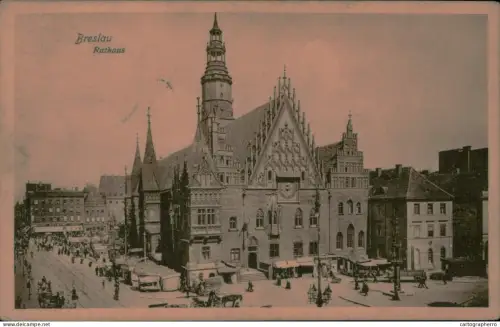 A5891 Poland Wroclaw / Breslau Rathaus