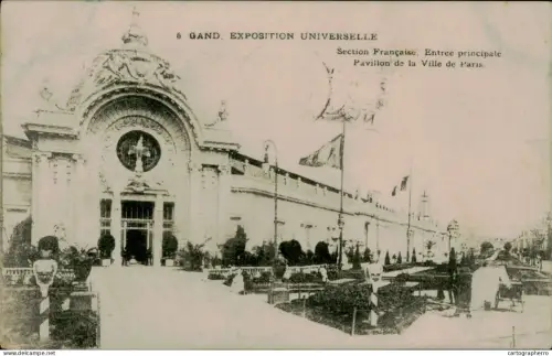 A5891 Belgium Gent Exposition Universelle Pavillon de la Ville de Paris