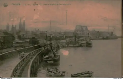 A5891 Belgium Oostende cityscape