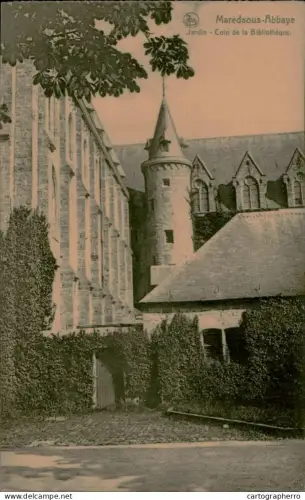 A5891 Belgium Maredsous Abbaye Jardin