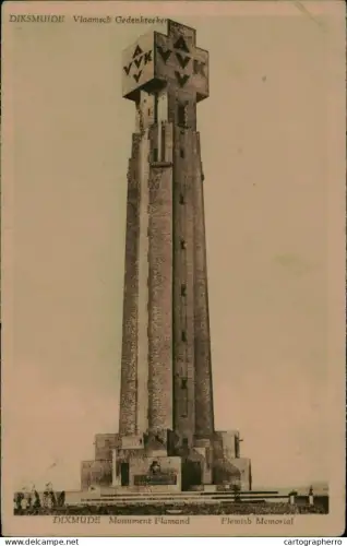 A5891 Belgium Dixmude Monument Flamand