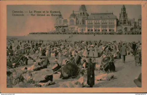 A5890 Belgium Oostende Le Kursaal et la Plage