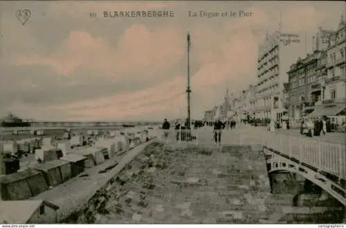 A5890 Belgium Blankenberge La Digue et la Pier