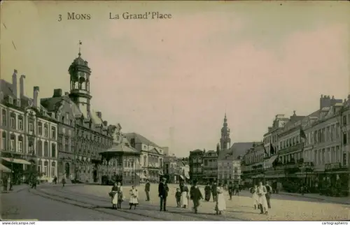 A5890 Belgium Mons La Grand Place