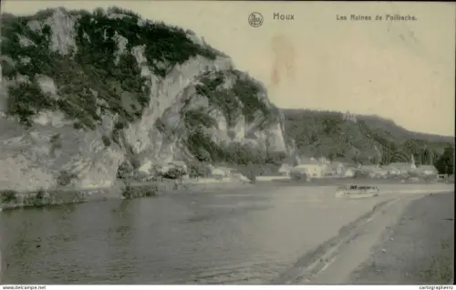 A5890 Belgium Houx Les Ruines Polivache Castle