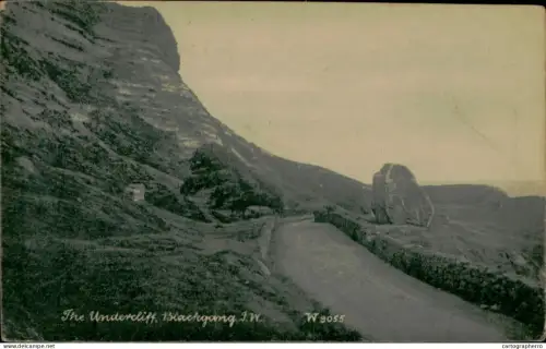 A5890 England Isle of Wight Blackgang - the Undercliff