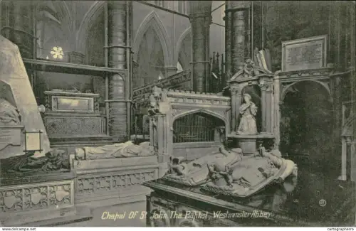 A5890 England London Westminster Abbey Chapel of St John the Baptist