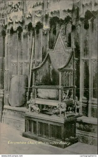 A5890 England London Westminster Abbey Coronation Chair