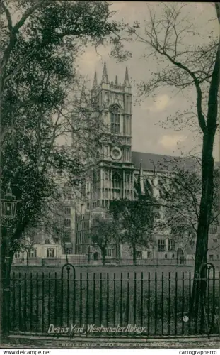A5890 England London Westminster Abbey Dean's Yard