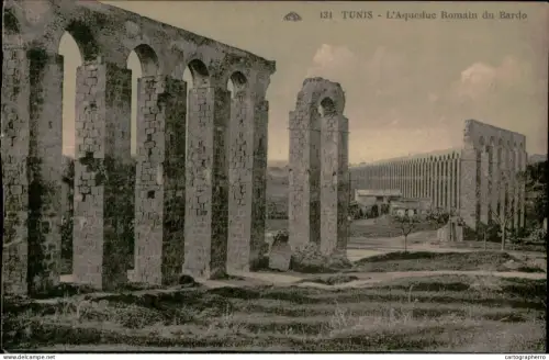 A5889 Tunisia Tunis Aqueduc Romain du Bardo