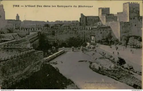 A5889 Morocco Fez Oued Les Remparts du Meehouar