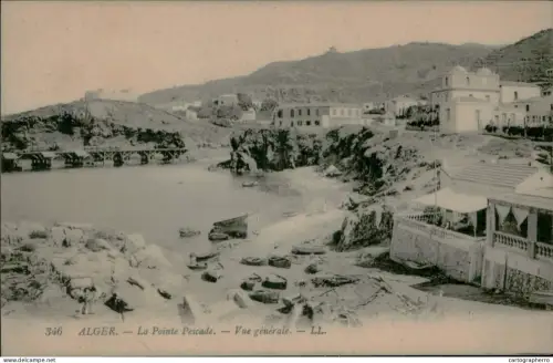 A5889 Algeria Alger La Pointe Pescade vue generale
