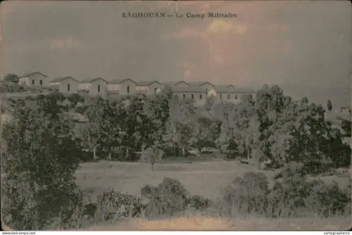 A5889 Tunisia Zaghouan Camp Militaire