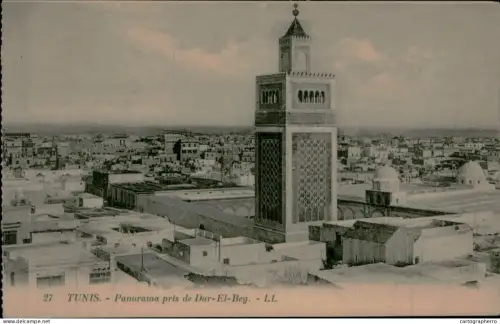 A5889 Tunisia Tunis vue panoramique