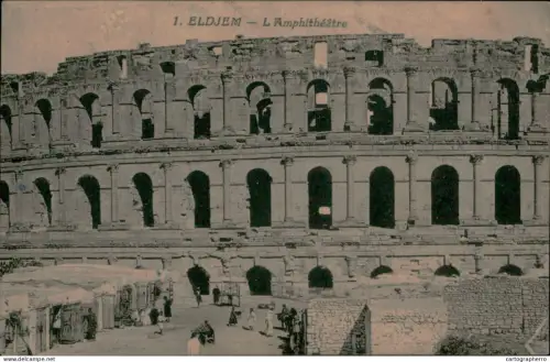 A5889 Tunisia Eldjem L'Amphitheatre