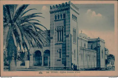 A5889 Tunisia Tunis Eglise Jeanne d'Arc