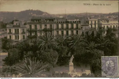 A5889 Tunisia Tunis Place de la Gare