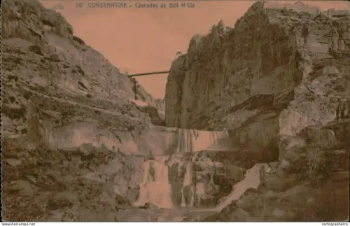 A5889 Algeria Constantine Cascades de Sidi M'Cid