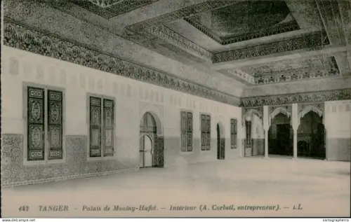 A5889 Morocco Tanger Palais de Moulay Hafid interieur