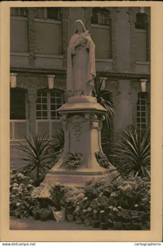 A5888 France Caramel de Lisieux Monastery Sainte Therese statue
