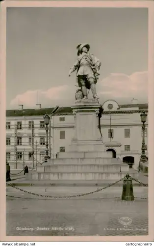 A5888 Sweden Goteborg Gustav Adolf statue monument