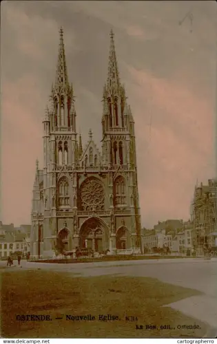 A5888 Belgium Oostende Nouvelle Eglise