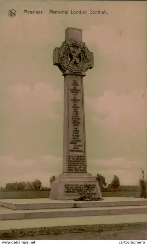A5888 Belgium Messines Memorial London Scottish