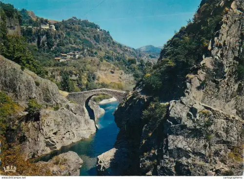 A5661 France Ardèche River Pont du Diable (Devil's Bridge)