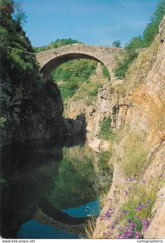 A5661 France Ardèche River Pont du Diable (Devil's Bridge)