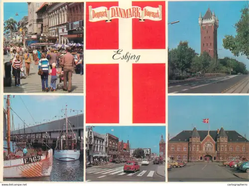 A5661 Denmark Esbjerg Old water tower and station