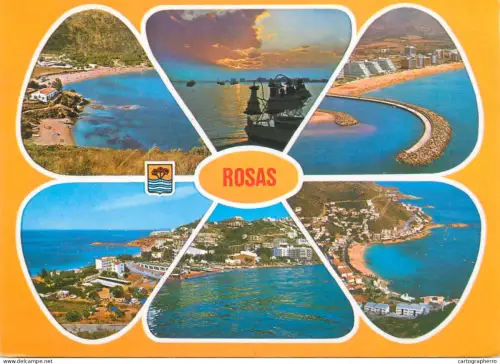 A5661 Spain Costa Brava Roses Golf and beaches