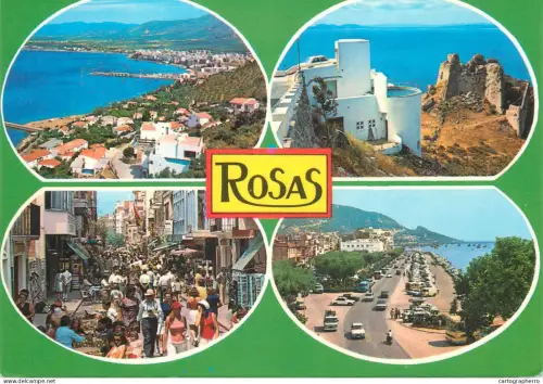 A5661 Spain Costa Brava Roses Gulf and beaches