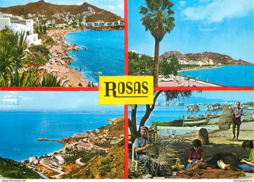 A5661 Spain Costa Brava Roses Fisherman home