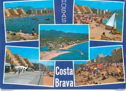 A5661 Spain Costa Brava Roses View at the golf